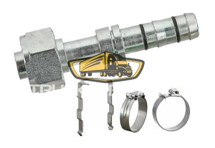 TruckAir Parts 08-3404E - EZ Clip Female Tube-O Straight Fitting