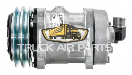 TruckAir Parts 03-3709A - Sanden Flex Compressor Two Groove 132mm