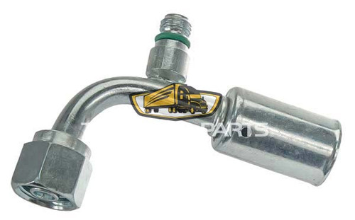 TruckAir Parts 08-6991BS - Steel Beadlock Fitting With M10 Swivel, 90 Degree Female O-Ring Fitting