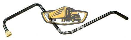 TruckAir Parts 09-3604 - Coolant Tube Assembly for Freightliner - 1 Inch SAE - 1 Year Warranty