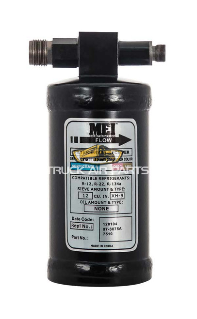 TruckAir Parts 07-3075A - Motorhome Receiver Drier 2.5 Inch Diameter