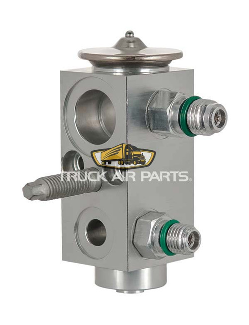 TruckAir Parts 12-1402A - Expansion Valve Peterbilt Block Slim-Line, Flange Stat Seal