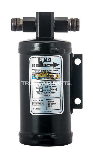 TruckAir Parts 07-3073A - Air Conditioning Drier Motorhome Receiver Drier 2.5 Inch Diameter