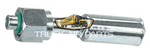 TruckAir Parts 08-6061BR - A/C O-Ring Fitting Beadlock, Female, Steel, Straight