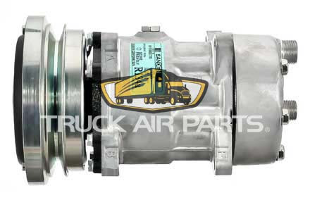 TruckAir Parts 03-3499 - Sanden 7H15 Super Heavy Duty Compressor 1 Groove 12V