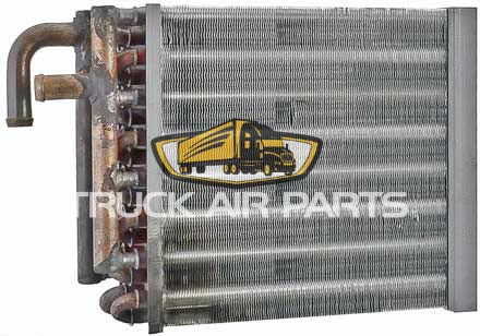 TruckAir Parts 10-2661 - Heater Coil For Freightliner, 8 Inch, 5/8 Inch Connections