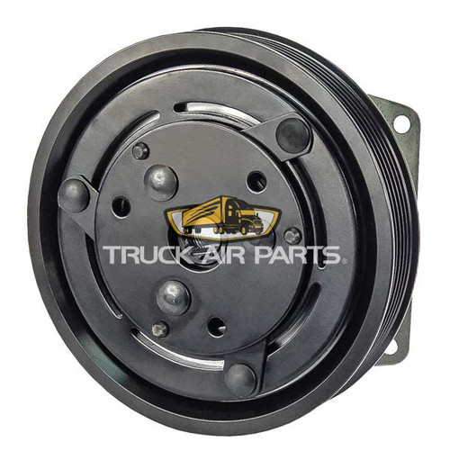 TruckAir Parts 02-3420 - CCI York Style 6 Groove Air Conditioning Clutch, 12V