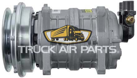 TruckAir Parts 03-3545F - Seltec TM15 A/C Compressor R12, 1 Groove, 125mm, 12V