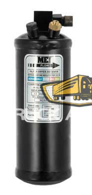 TruckAir Parts 07-1607A - Volvo Truck Air Conditioning Receiver Drier - 3 Inch Diameter, 9-1/8 Inch Length
