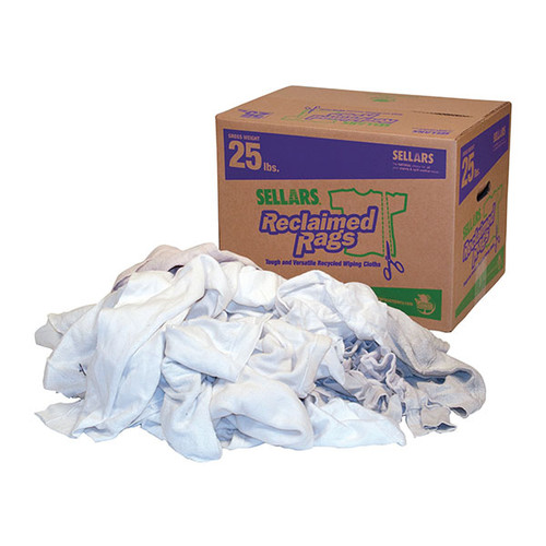 99203 RECLAIMED RAGS - WHITE FLEECE