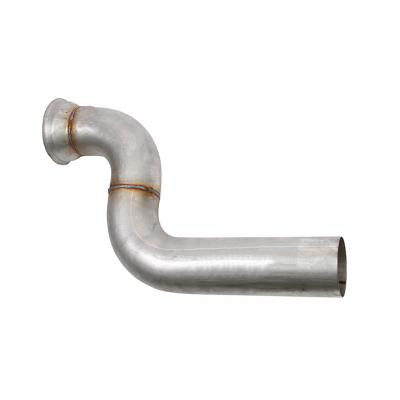 PAI 1752 - 4 Inch 2-Bend Outside Diameter/5 Inch Flare Aluminum Exhaust Pipe