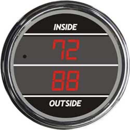 155.6 TELTEK RED INSIDE OUTSIDE AIR TEMPERATURE GAUGE PE