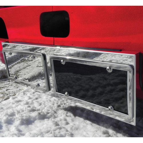 Trux TK-1712 - Double License Plate Holder for Kenworth T680