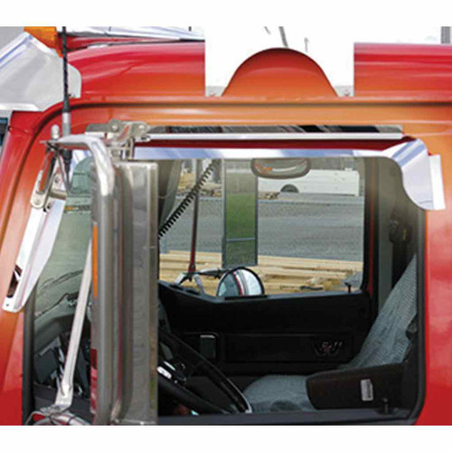 Trux TW-1404 - Door Mounted Window Shade Door Mounted Mirrors for Western Star (All Years)