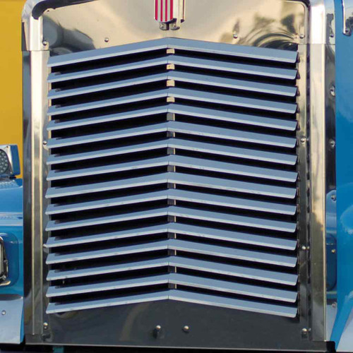 TK-1003 KW. W900L ANGLED LOUVERED GRILL - 16 BARS