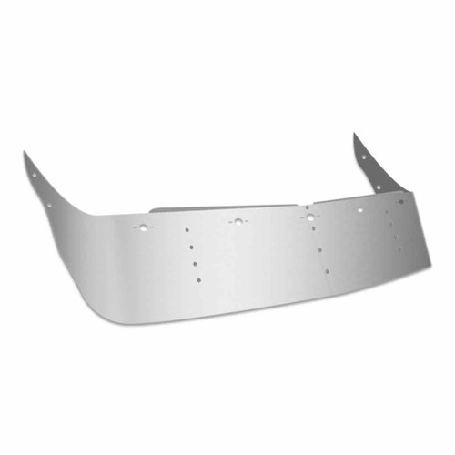 Trux TSUN-F19 - 16" Raised & Mid Roof Sun Visor with 5 x Slotted Holes for Freightliner (2005+)