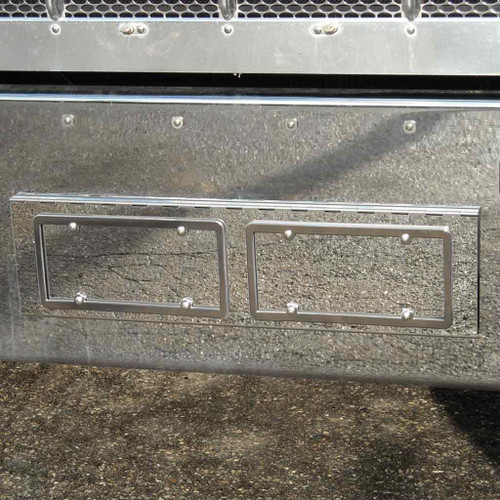 Trux TP-1702 - License/Tag Swing Plate Double Plate for Peterbilt 389/388