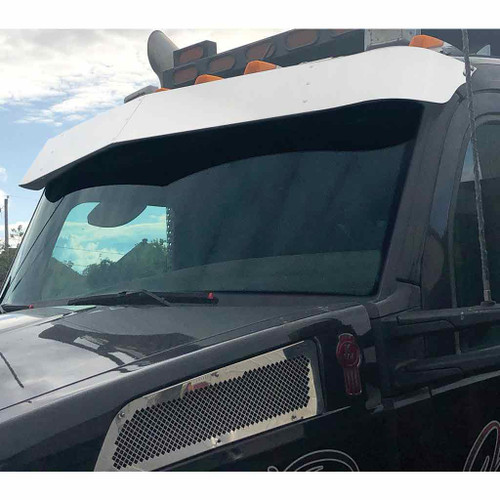 Trux TSUN-K21 - 8.5" Day Cab Sun Visor OEM Replacement Blank for Kenworth T680/T880 (All Years)