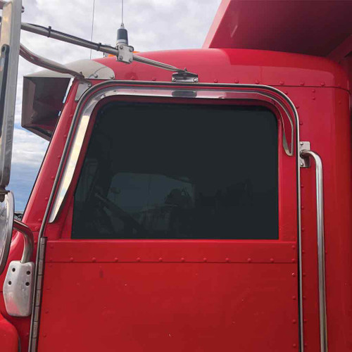 Trux TP-1402 - Door Window Shade Without Mirror Cutout for Peterbilt (2005+)