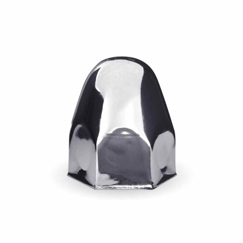 Trux TNUT-B1 - 2" Chrome Metal Push On Bullet Style Nut Cover