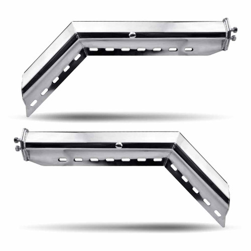 TRUX TU-9227 Chrome Mud Flaps - 30