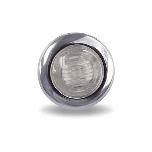 TLED-B2CR 3/4" CLEAR RED MARKER ROUND LED LIGHT - 3 DIODES