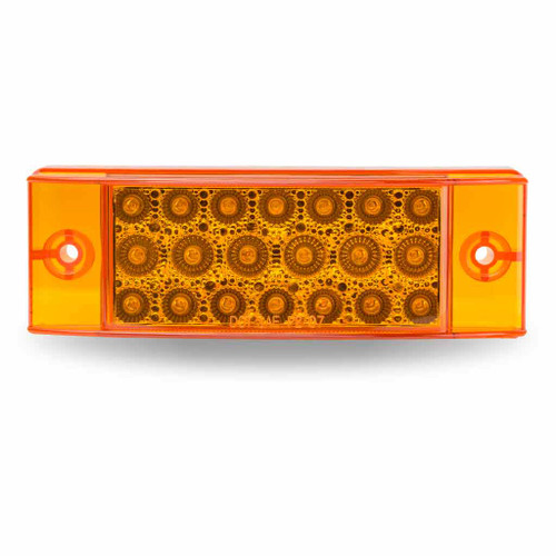 TLED-2X6A 2" X 6" AMBER MARKER RECTANGULAR LED LIGHT - 20 DIODES