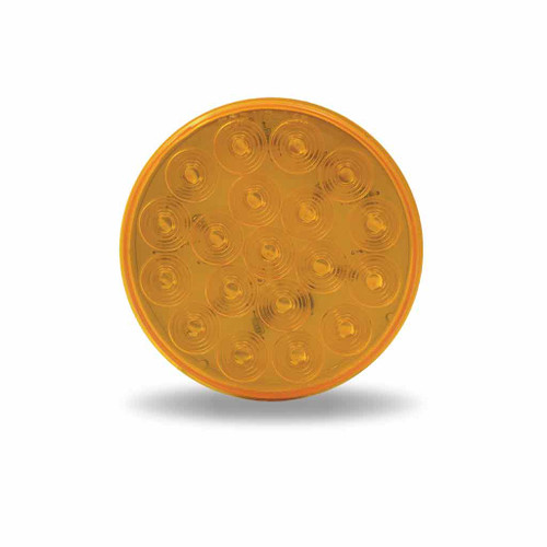 TLED-4100A 4" AMBER TURN & MARKER ROUND LED LIGHT - 19 DIODES