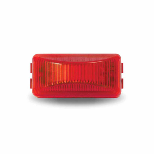 Trux TLED-1X2R - 1" x 2" Red Rectangular LED Marker Light - 6 Diodes
