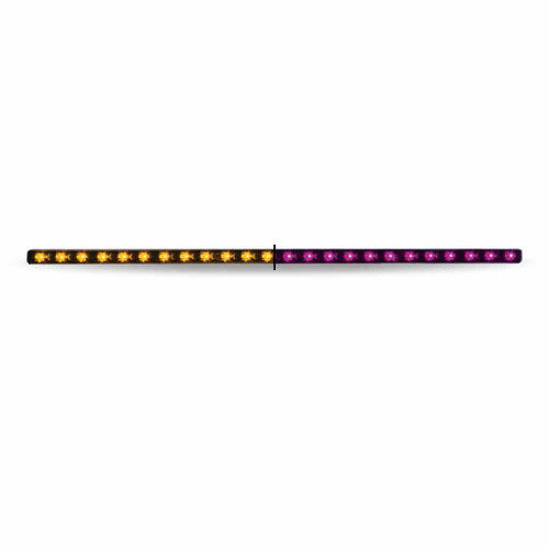 TLED-SXAP 17" AMBER MARKER TO PURPLE AUXILIARY UNDERMOUNT DUAL LED LIGHT - 24 DIODES