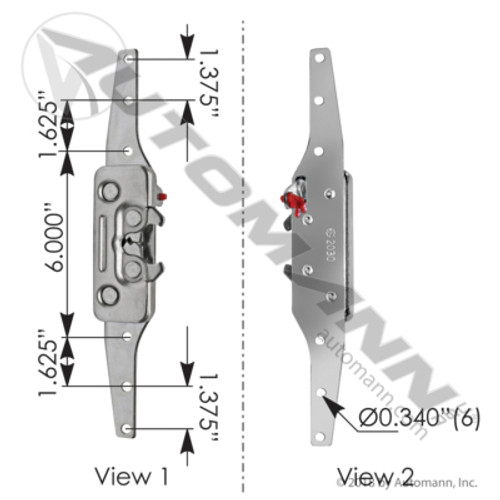HLK2030 FREIGHTLINER CAB LATCH RH