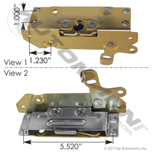 HLK2221 PETERBILT DOOR LATCH LH 359