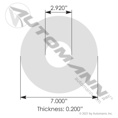 AUTOMANN M14718 Hendrickson Wear Pad