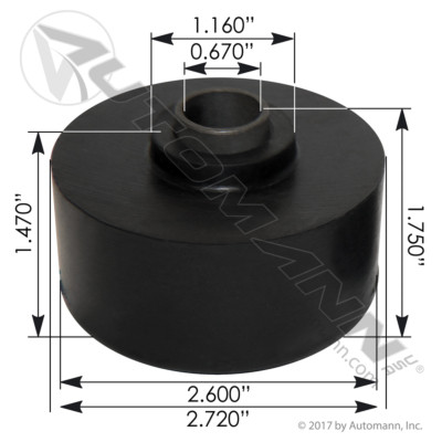 M17529 MACK UPPER INSOLATOR MOUNT