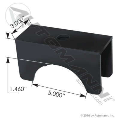 M17703 HUTCH AXLE SEAT 5" ROUND1.75