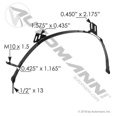 M203457 IH NAVISTAR FUEL TANK STRAP