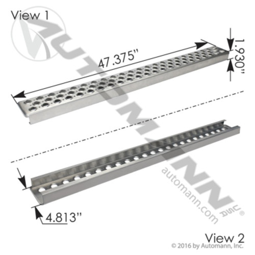M59694 KENWORTH FUEL TANK STEP 47.375"