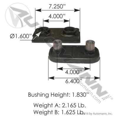 M75655 PETERBILT ENGINE ISOLATOR MT