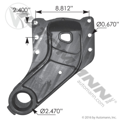M8271 REYCO FRONT LEFT HANGER CAST