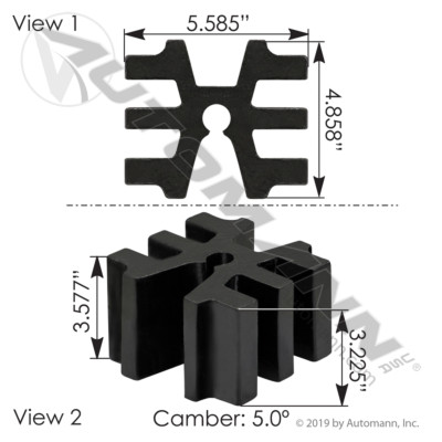 M829 PETERBILT FRONT SPRINGSPACER