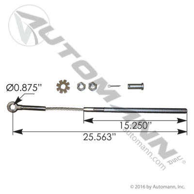 M833703 REYCO GRANNING LIFT CABLE