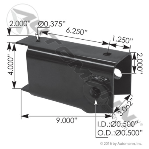 M83721 REYCO TORQUE ROD HANGER