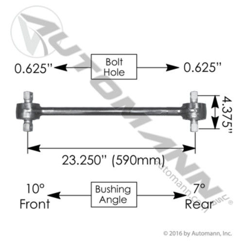 MFL61 FREIGHTLINER TORQUE ROD TUFF