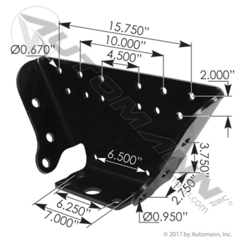 MHS5062 HENDRICKSON HAULMAX OUTBOARD FRAME BRACKET