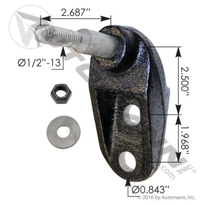 MHS57322 HENDRICKSON HAS SHOCKBRACKET