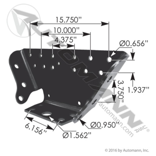 MHS6461 HENDRICKSON FRAME BRACKET HA