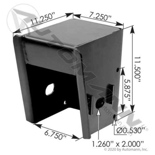 MHT836 FRAME BRACKET RH QUICK ALGN HENDRICKSON