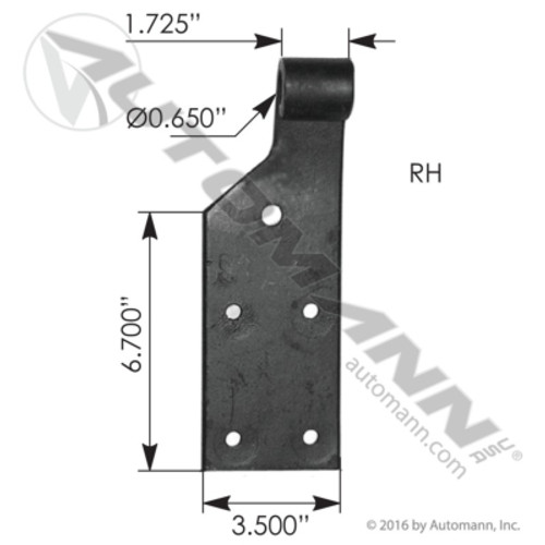 MIH11 IH NAVISTAR SHOCK BRACKET RH