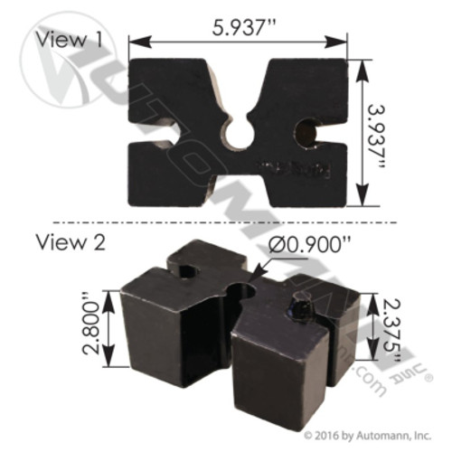 AUTOMANN MK16971 Kenworth Axle Stop