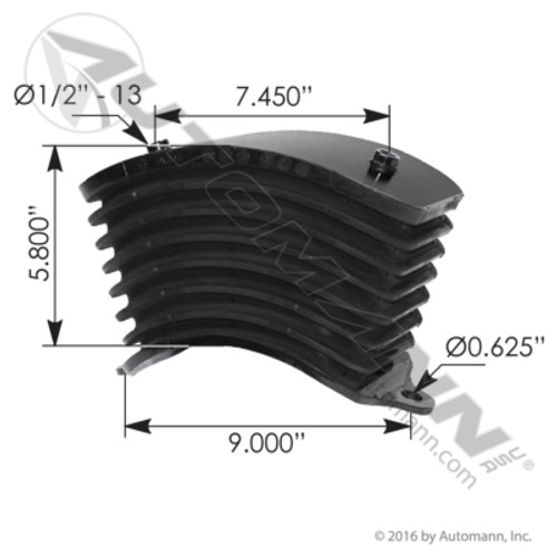 MLC12 FREIGHTLINER BOLSTER PAD 40K